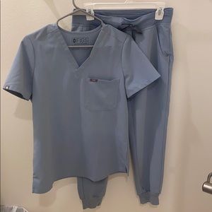 Dusty Blue FIGS scrubs